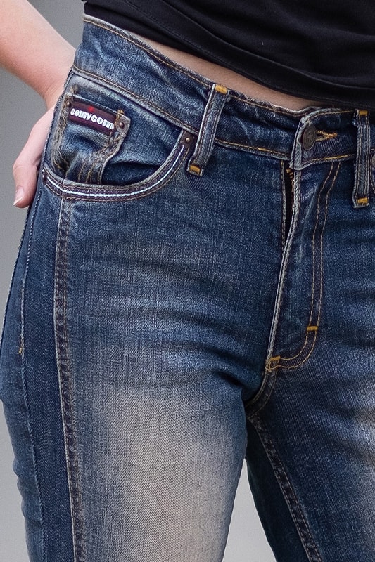 Comycom Jeansschlaghose Detailfoto