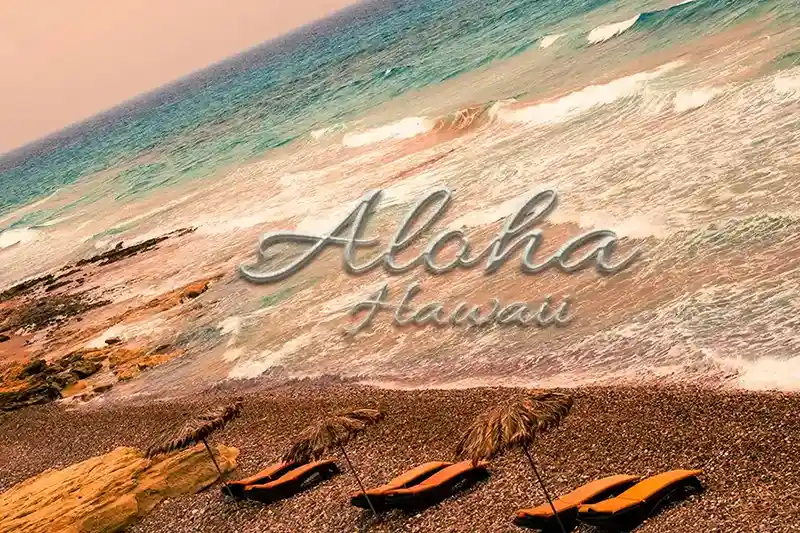 Hawaii Strand Aloha Hawaii