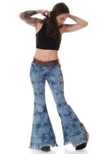 Damen Jeans Mega Schlaghose »STAR FRAZER BLEACHED«