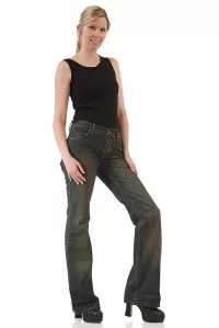 Damen Bootcut Jeans »STAR CUT DIRTY«