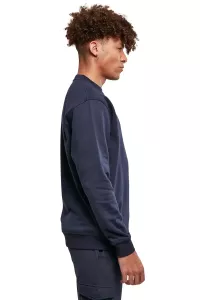 Herren Basic Sweatshirt navy blau