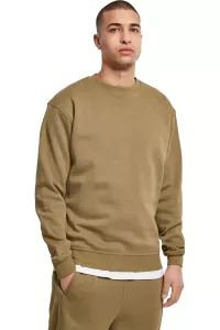 Herren Basic Sweatshirt olivgrün