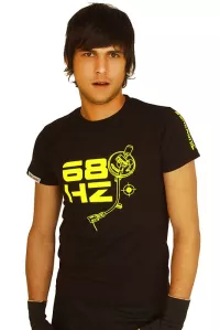 Syncronic Techno Shirt 68HZ Neon Gelb
