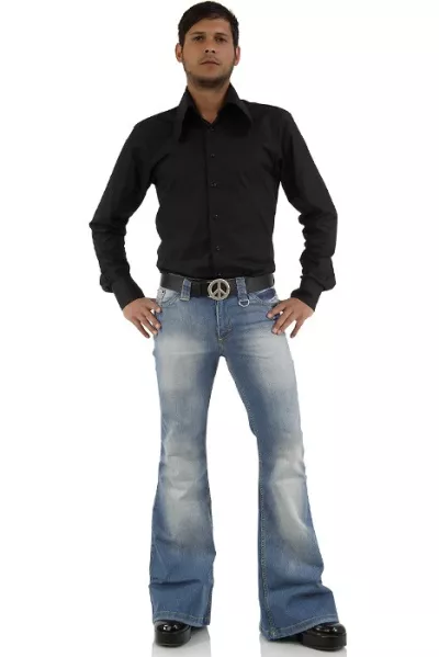 Men's flared jeans 