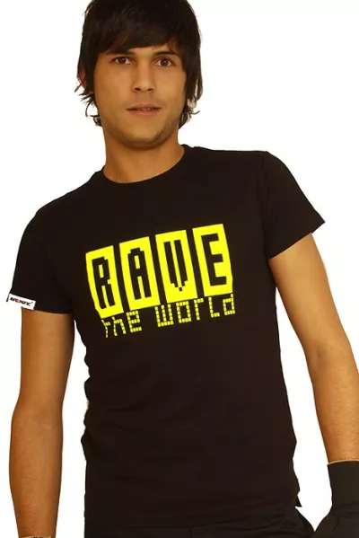 Syncronic Rave Tshirt Neon Gelb